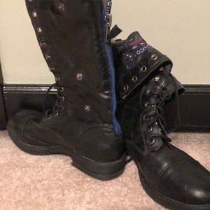 Madden Girl black boots